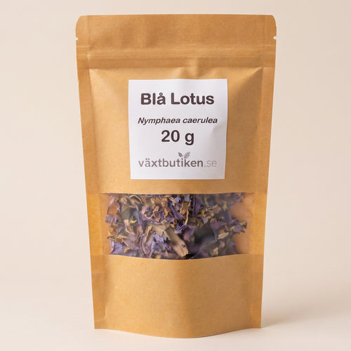 Blå Lotus, Nymphaea caerulea 20 g i förpackning från Växtbutiken